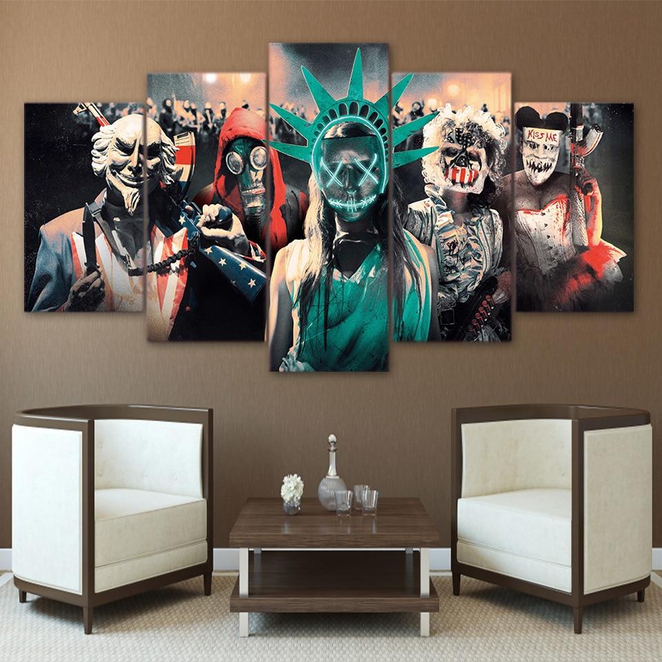 The Purge 3 Election Year – Movie Canvas Wall Art