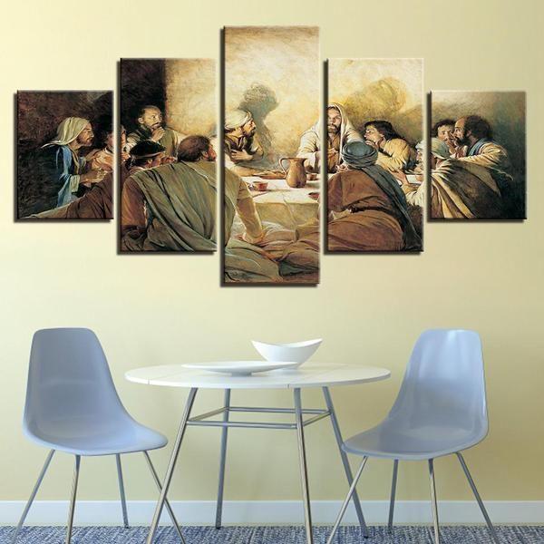 The Sacrament Of The Last Supper – Religion Canvas Wall Art