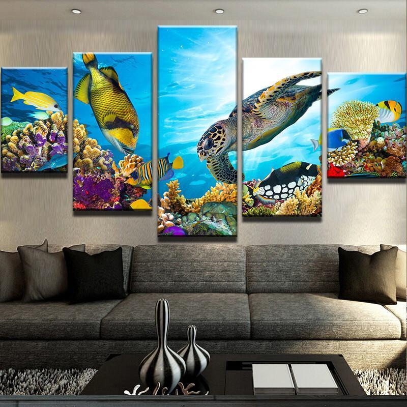The Sea Life – Nature Canvas Wall Art