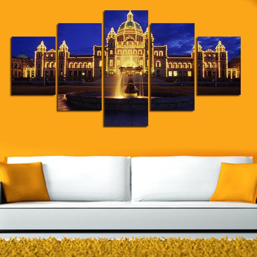 The Shine Of Architecture – Abstract Canvas Wall Art