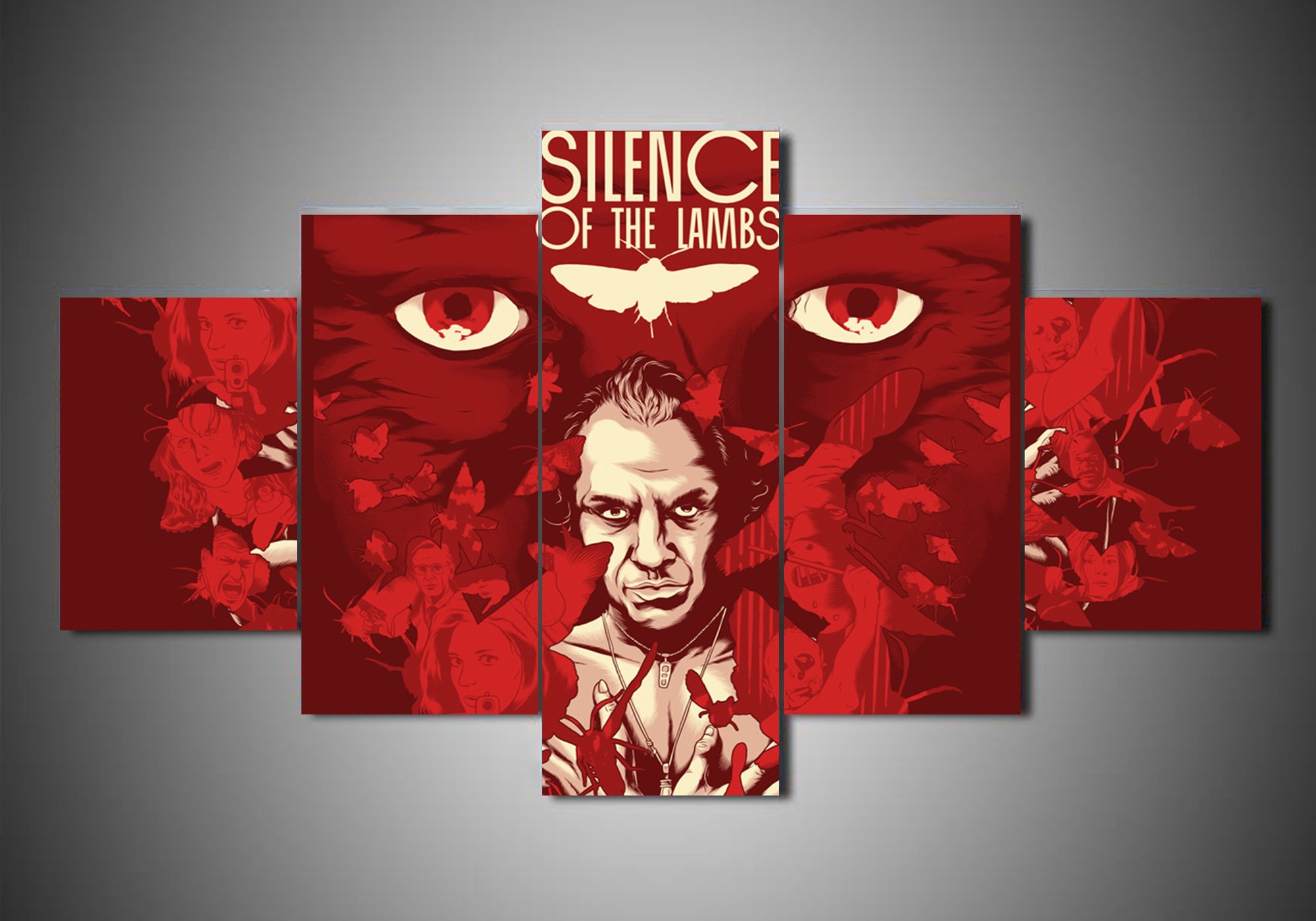 The Silence Of The Lambs 3 – Movie Canvas Wall Art