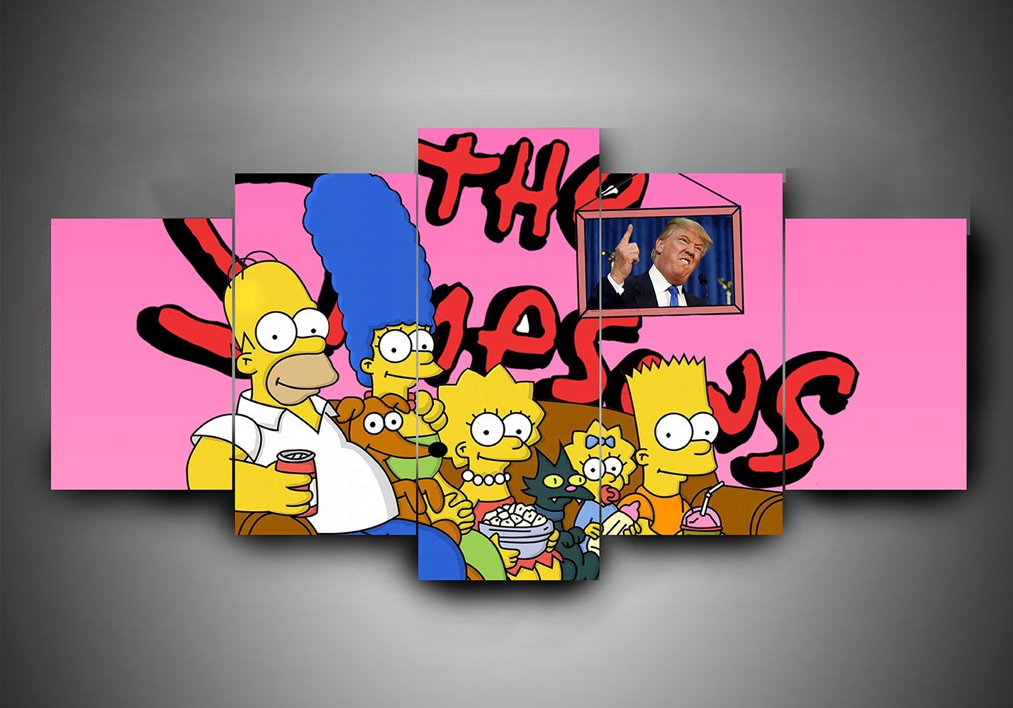 The Simpsons 4 – Cartoon Canvas Wall Art
