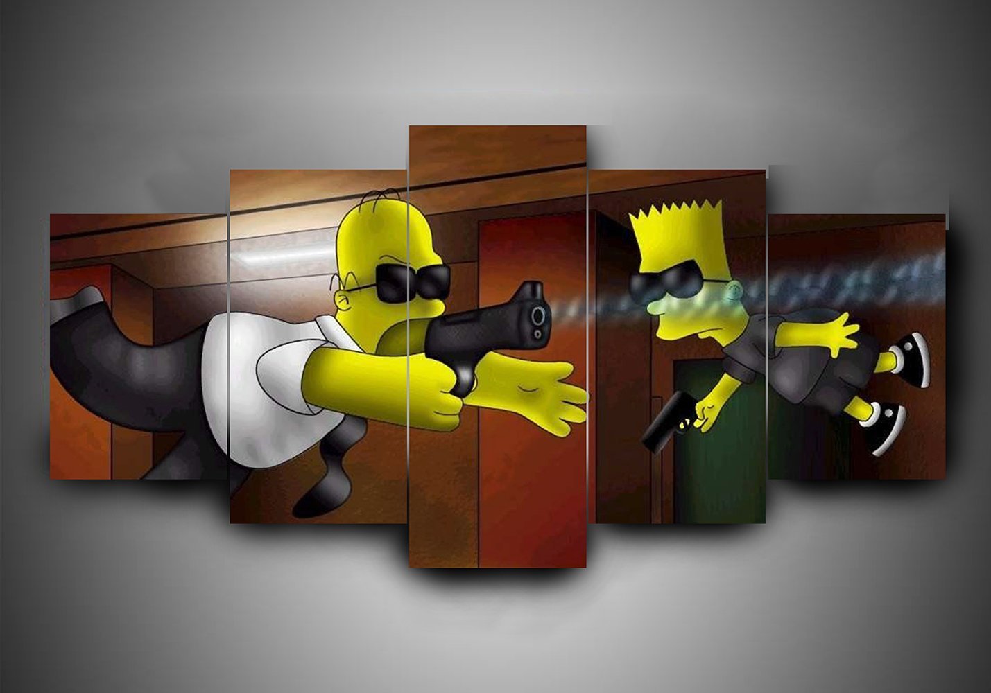 The Simpsons 5 – Cartoon Canvas Wall Art