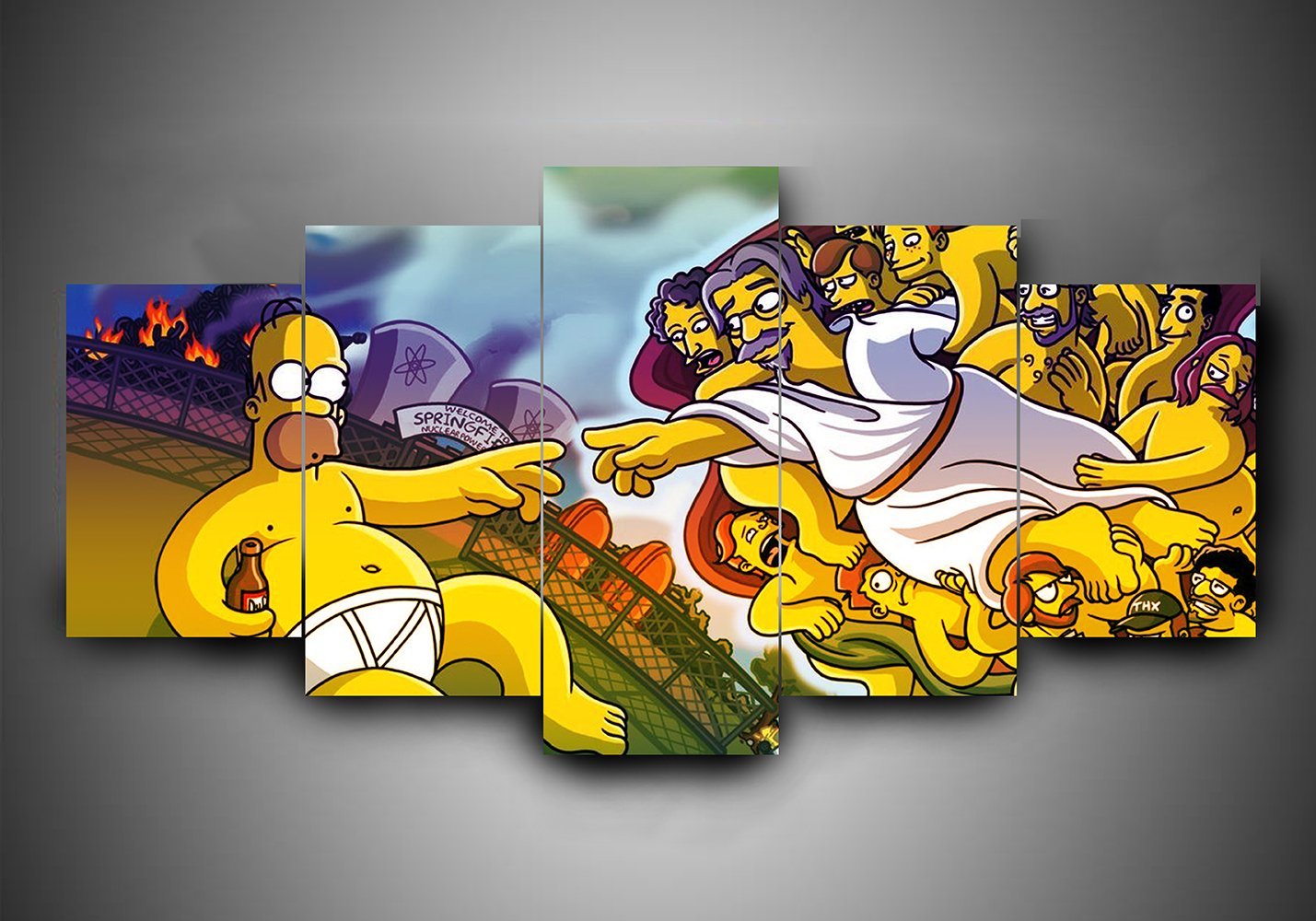 The Simpsons 6 – Cartoon Canvas Wall Art