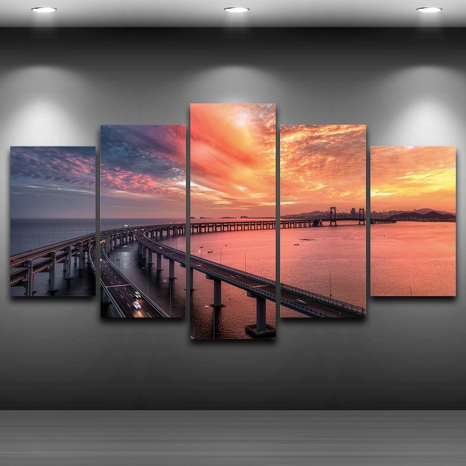The Sky Bridge – Nature Canvas Wall Art