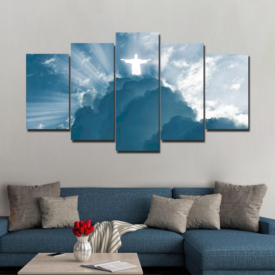 The Son Of The Cloud – Religion Canvas Wall Art
