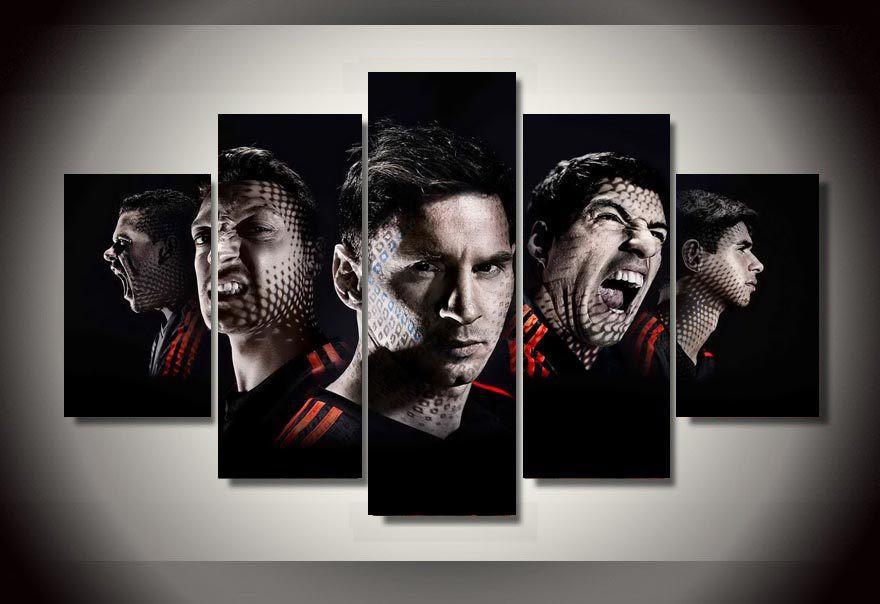 The Team Of Lionel Messi – Sport Canvas Wall Art