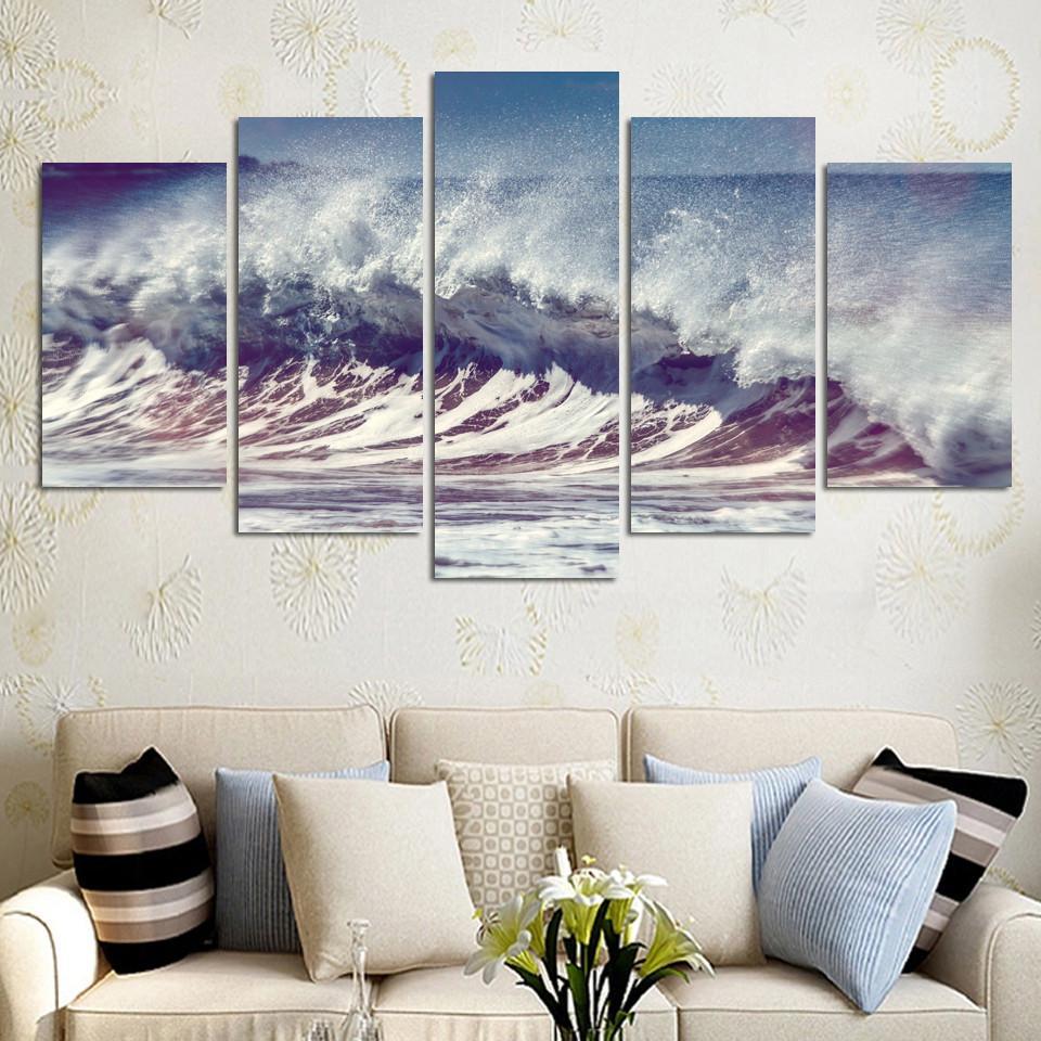 The Tides – Space Canvas Wall Art