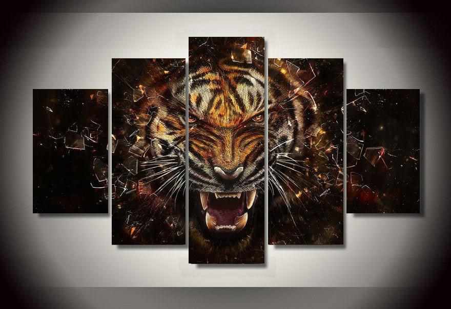 The Tiger – Animal Canvas Wall Art