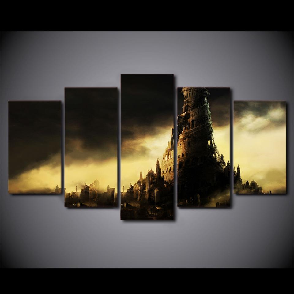 The Two Thrones – Gaming Canvas Wall Art