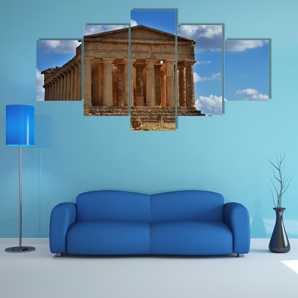 The Valley Of The Temples In Sicily – Nature Canvas Wall Art