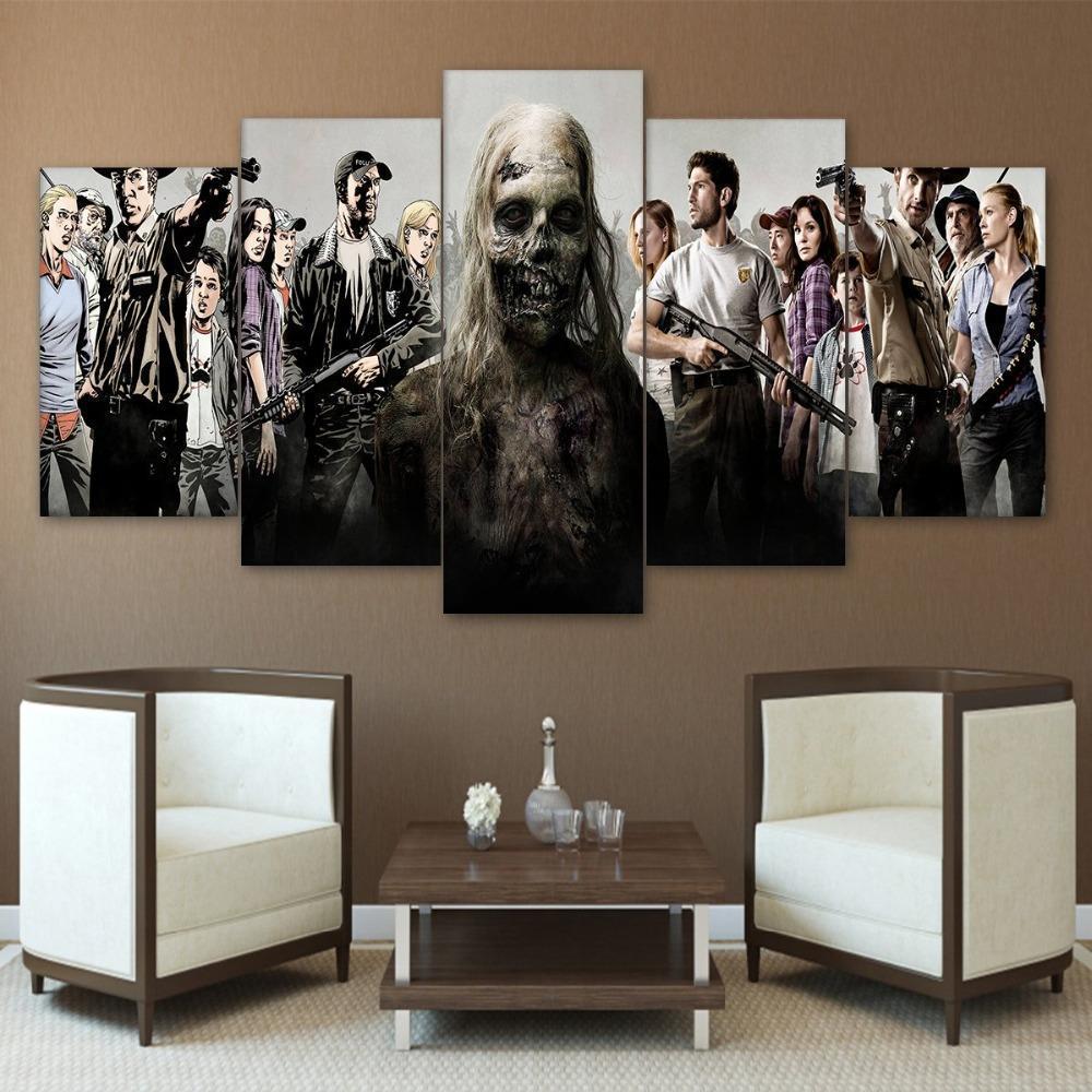 The Walking Dead Season 6 Poster Movie Canvas Wall Art