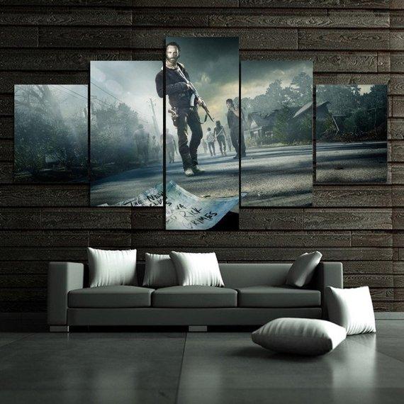 The Walking Dead Rick Grimes 1 – Movie Canvas Wall Art