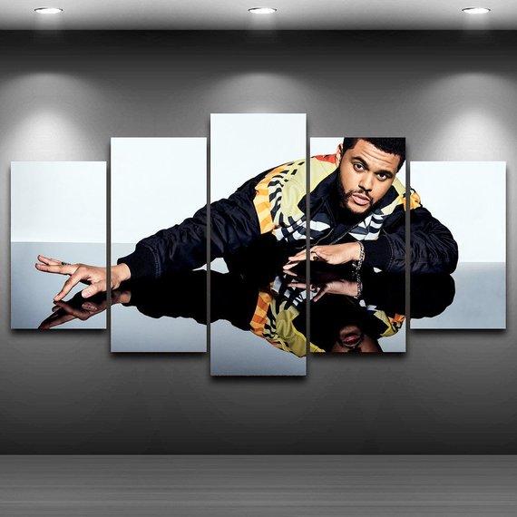 The Weeknd Rock Singer – Famous Person Canvas Wall Art