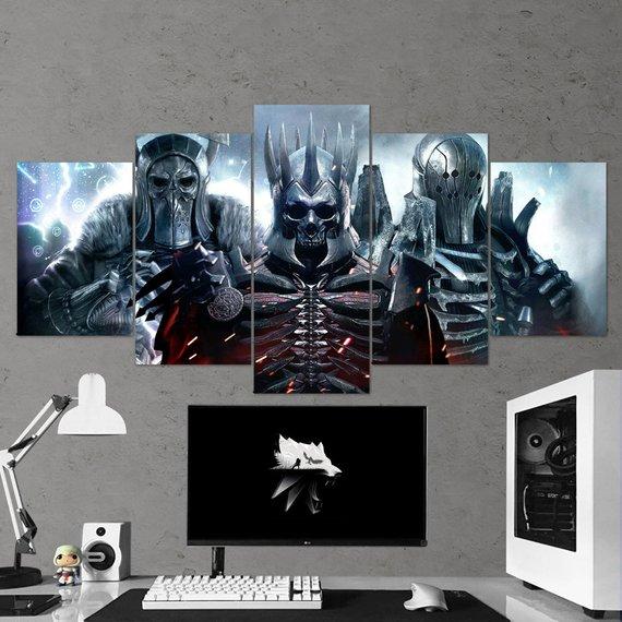 The Witcher Wild Hunt Generals 05 – Gaming Canvas Wall Art