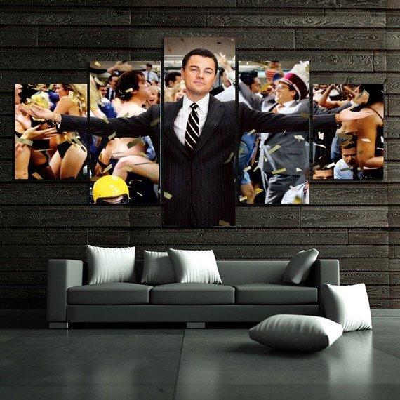 The Wolf Of Wall Street – Movie -Cv Canvas Wall Art
