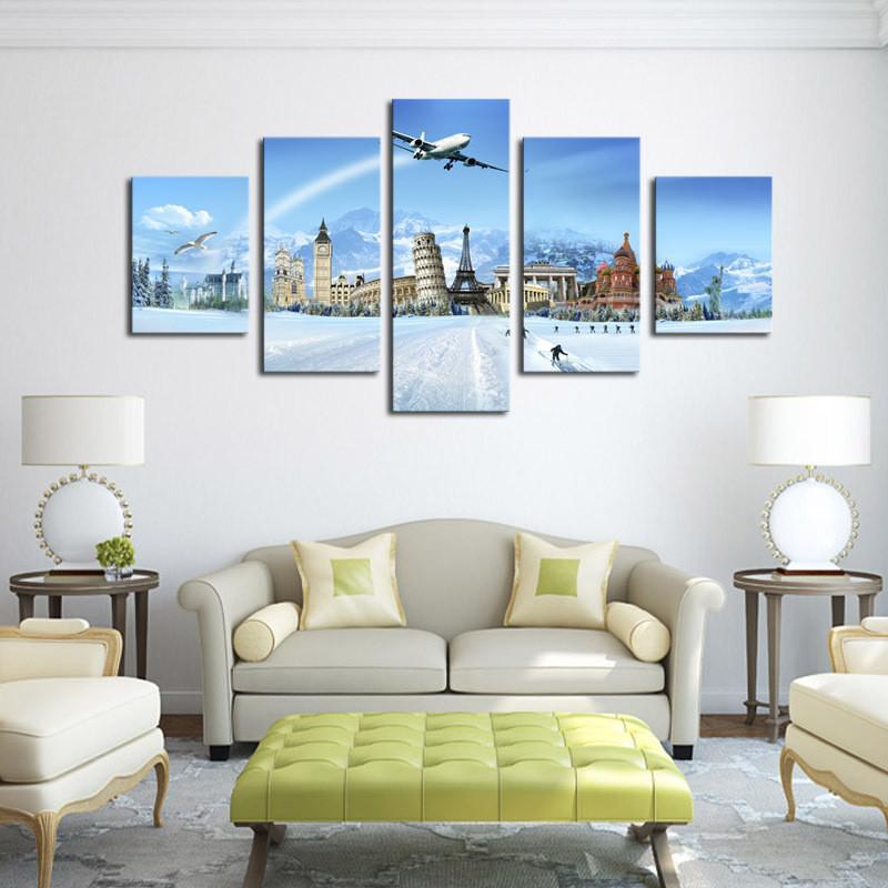 The World Famous Buildings – Nature Canvas Wall Art