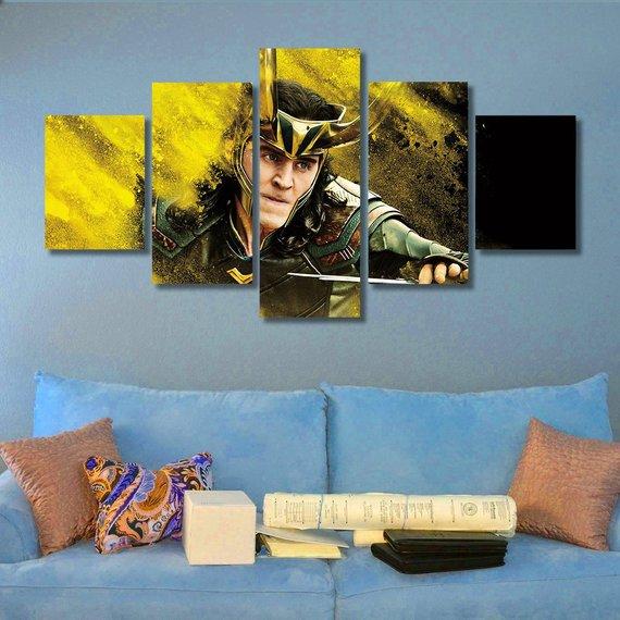 Thor Loki – Dc Canvas Wall Art