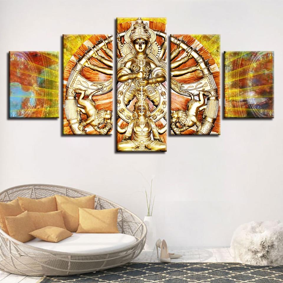 Thousand-Hand Kwan-Yin – Religion Canvas Wall Art