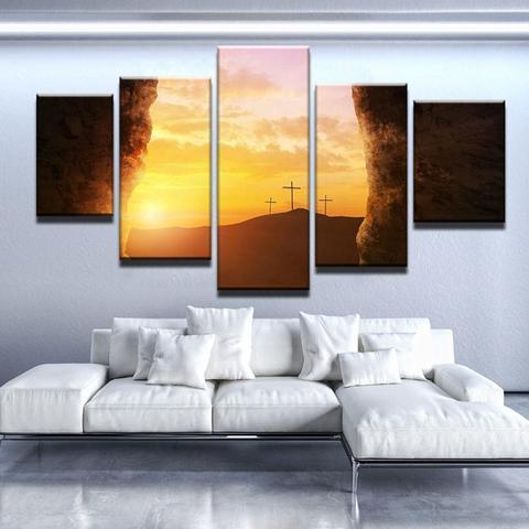 Three Crosses Cave – Nature Canvas Wall Art