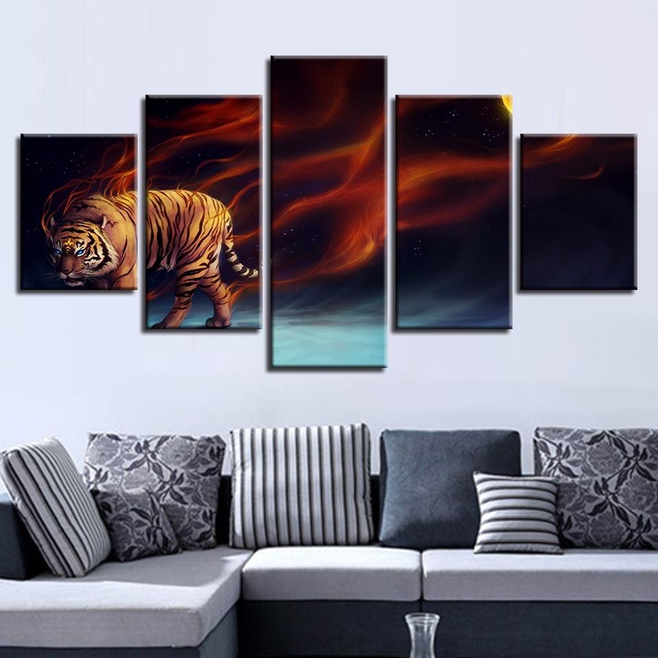 Tiger 13 – Animal Canvas Wall Art