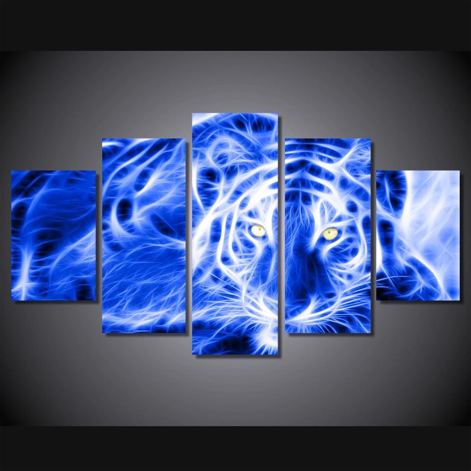 Tiger 2 – Abstract Animal Canvas Wall Art