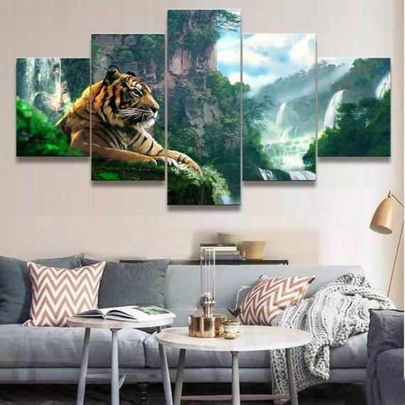 Tiger 4 – Animal Canvas Wall Art