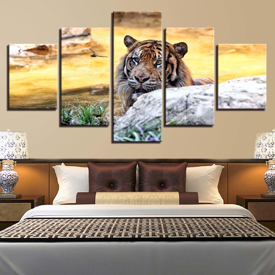 Tiger 8 – Animal Canvas Wall Art