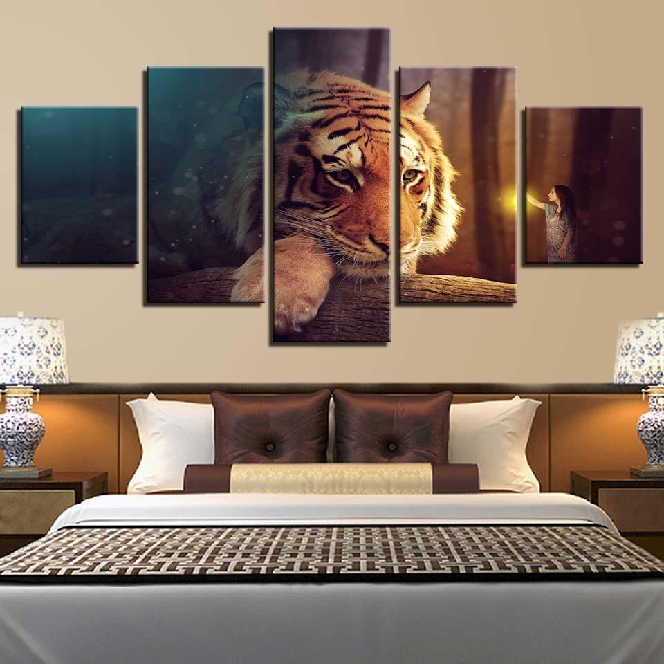 Tiger 9 – Animal Canvas Wall Art
