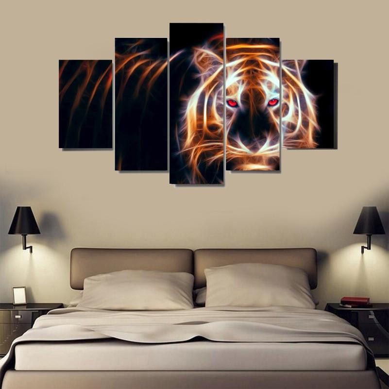 Tiger Artwork – Animal Canvas Wall Art