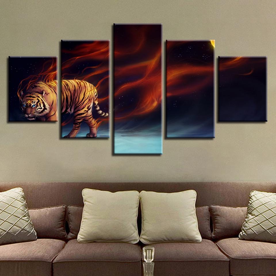 Tiger Frame – Animal Canvas Wall Art