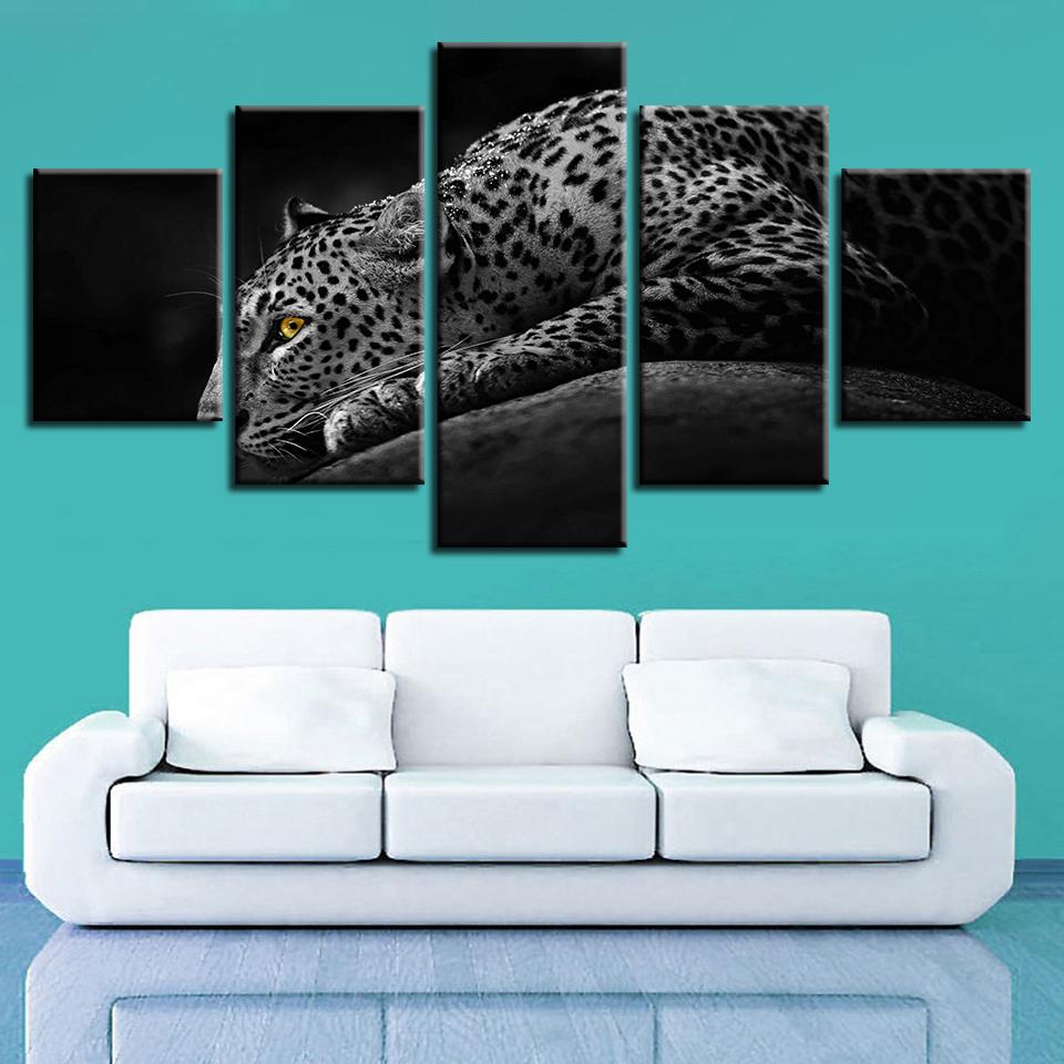 Tiger Leopard 01 – Animal Canvas Wall Art