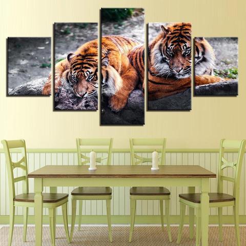 Tiger Pals – Animal Canvas Wall Art