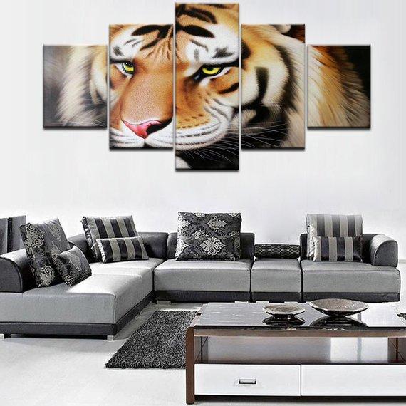 Tiger Stripes – Animal Canvas Wall Art