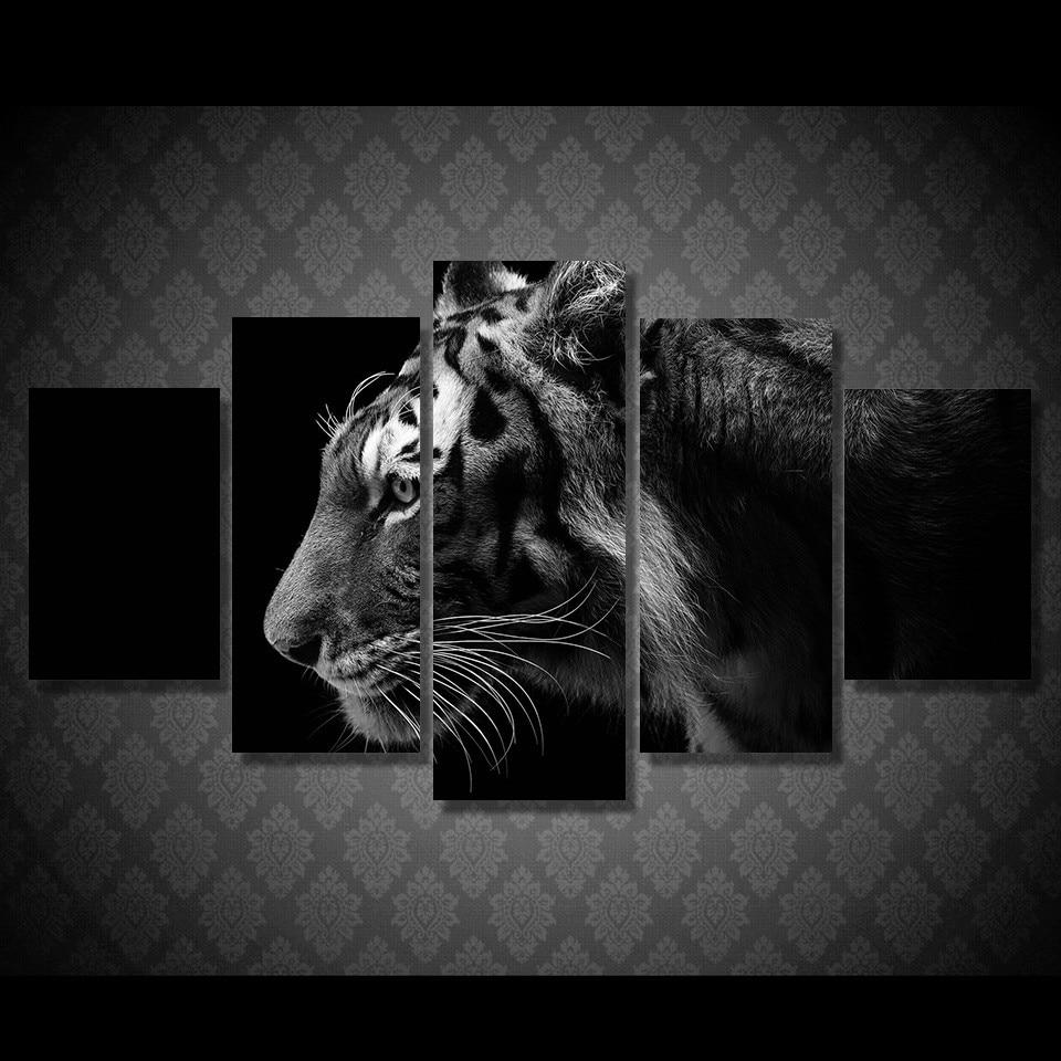 Tiger Dikaya Koshka Hischnik – Animal Canvas Wall Art