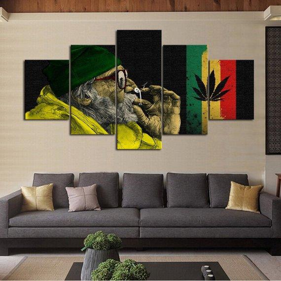 Token It Slow – Abstract Canvas Wall Art