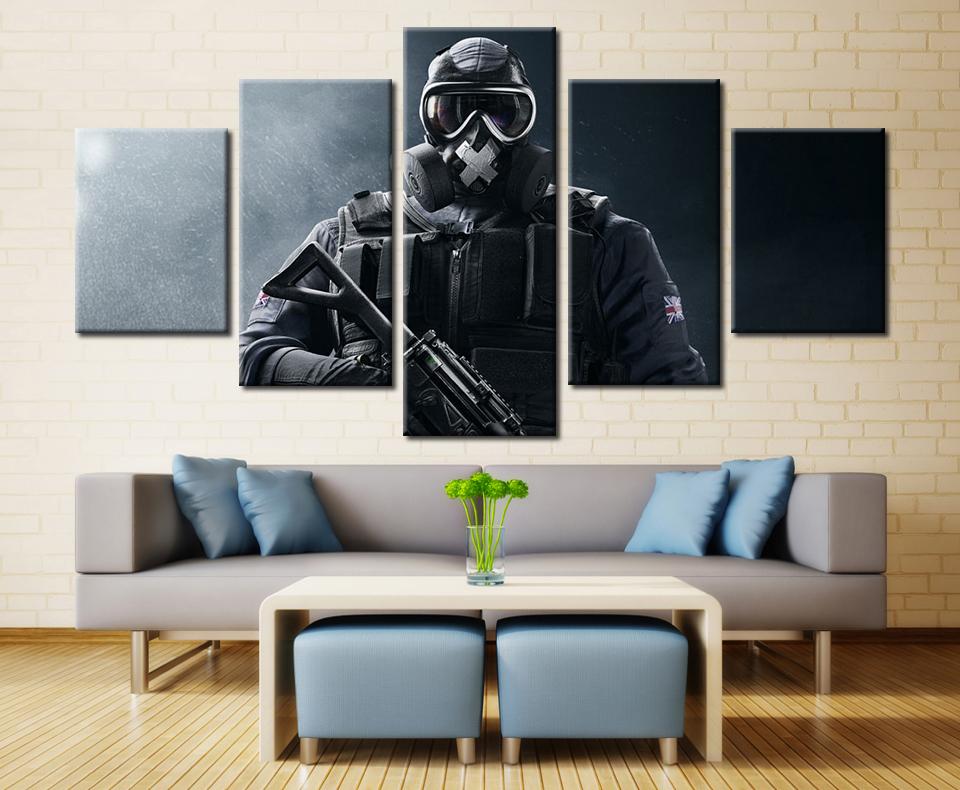 Tom Clancy’s Rainbow Six Siege Gaming Canvas Wall Art