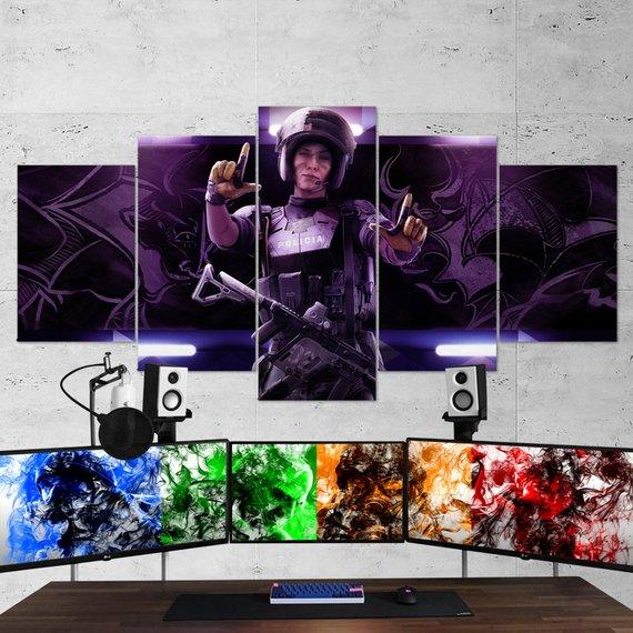 Tom Clancys Rainbow Six Siege Operator Mira 16 – Gaming Canvas Wall Art