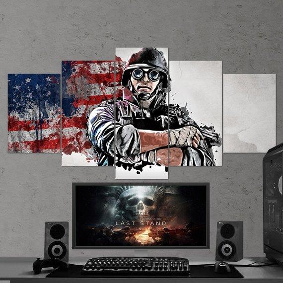 Tom Clancys Rainbow Six Siege Thermite 15 – Gaming Canvas Wall Art