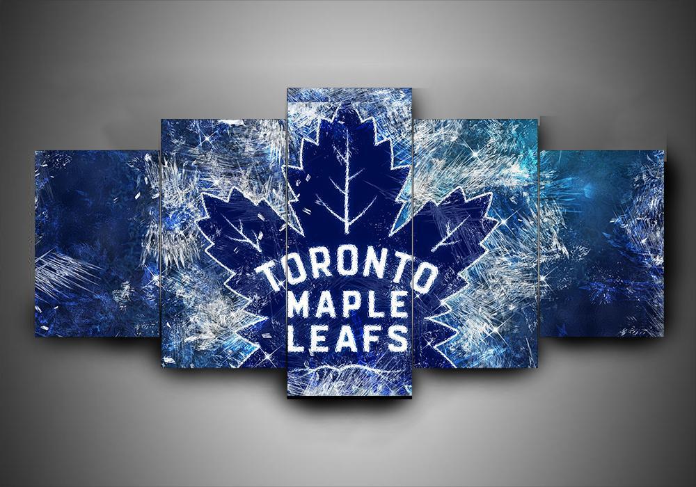 Toronto Maple Leafs Logo Team Sport Canvas Wall Art