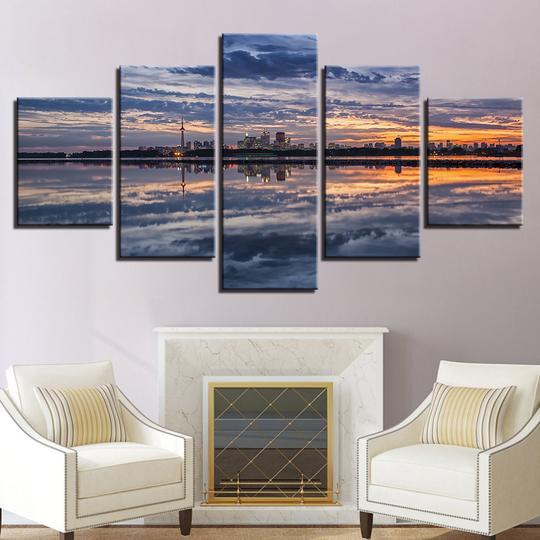 Toronto Skyline – Nature Canvas Wall Art