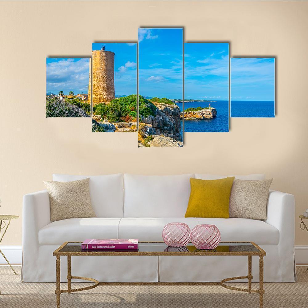 Torre Del Serral Dels Falcons In Mallorca – Nature Canvas Wall Art