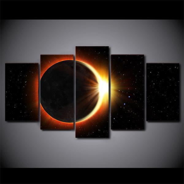 Total Eclipse – Space Canvas Wall Art