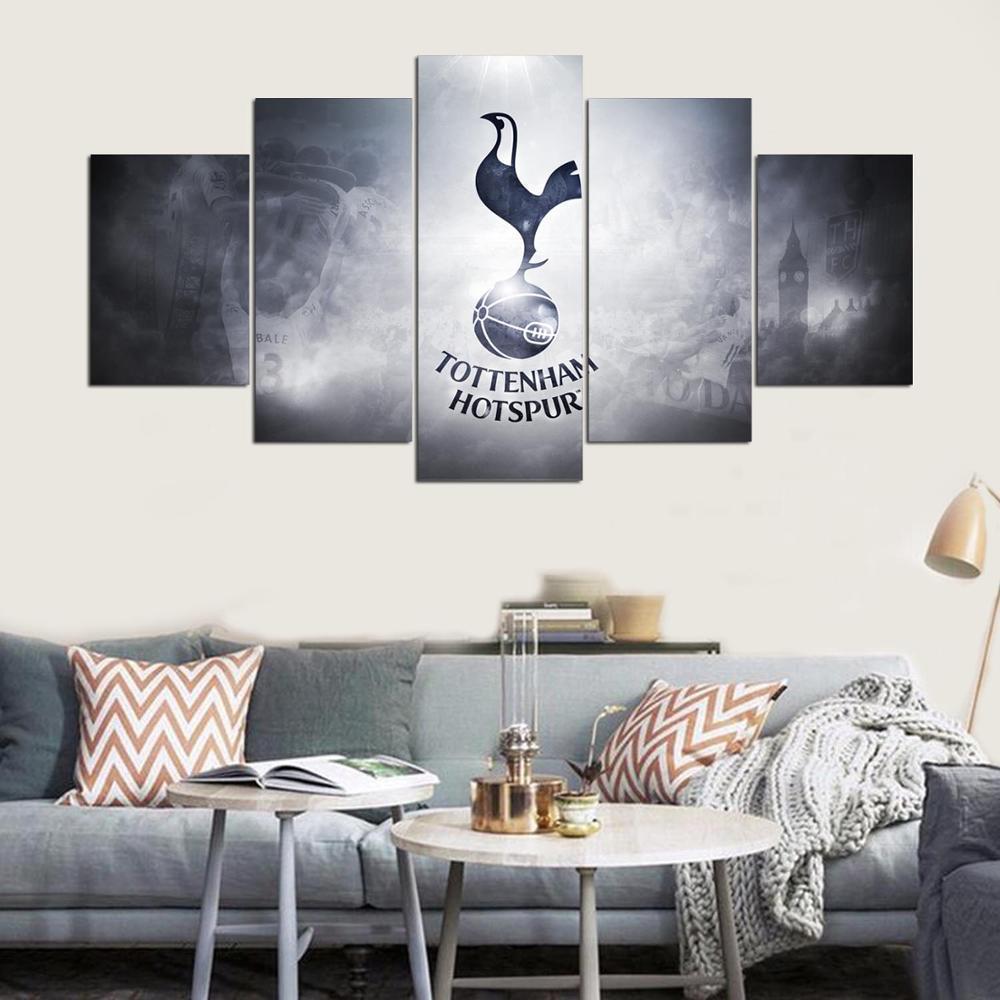 Tottenham Hotspur Logo Soccer – Canvas Wall Art