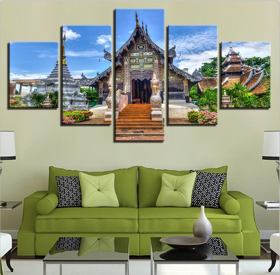 Tower Building 2 – Nature Canvas Wall Art