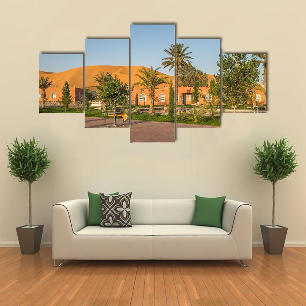 Town Of Taghit In Algeria – Nature Canvas Wall Art