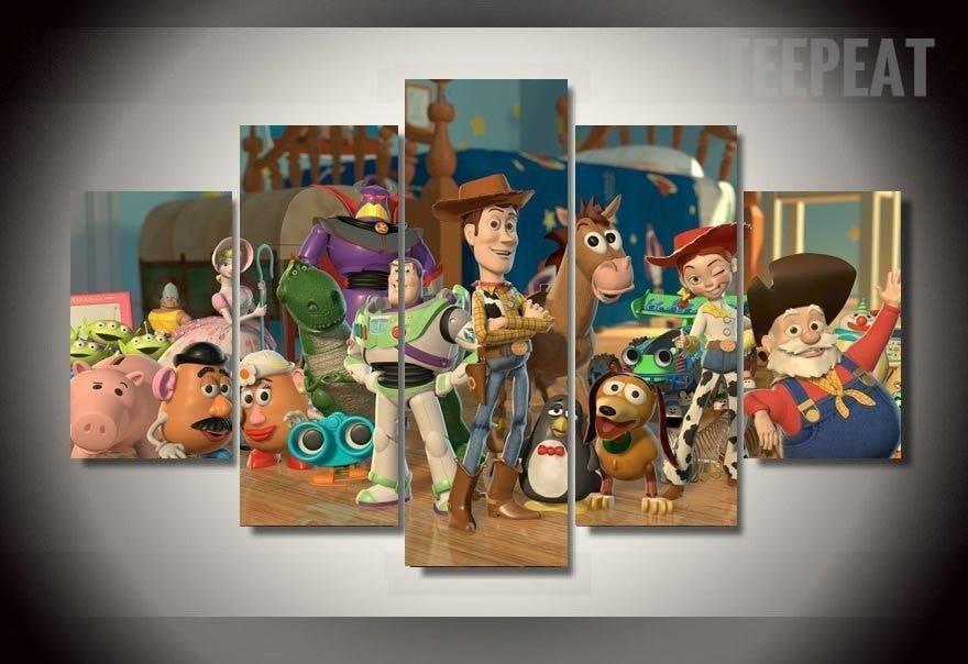Toy Story Room Cartoon – Canvas Wall Art