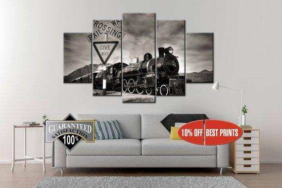 Train Locomotive 1 – Automative Canvas Wall Art