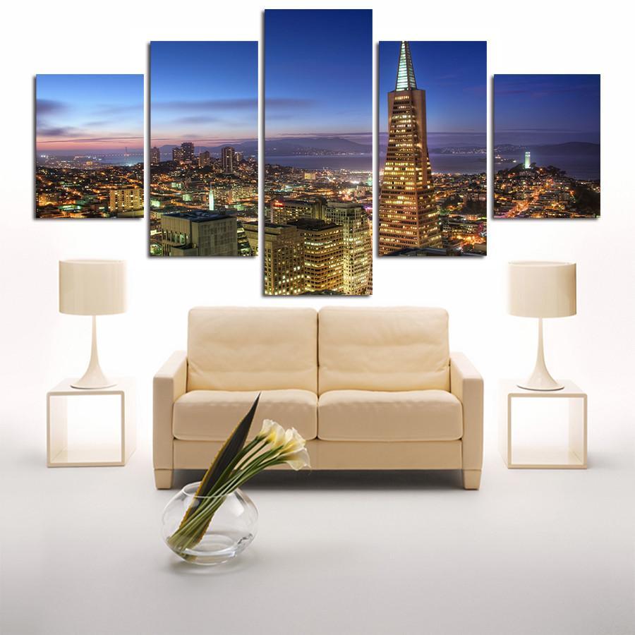 Transamerica Pyramid Of San Francisco – Nature Canvas Wall Art