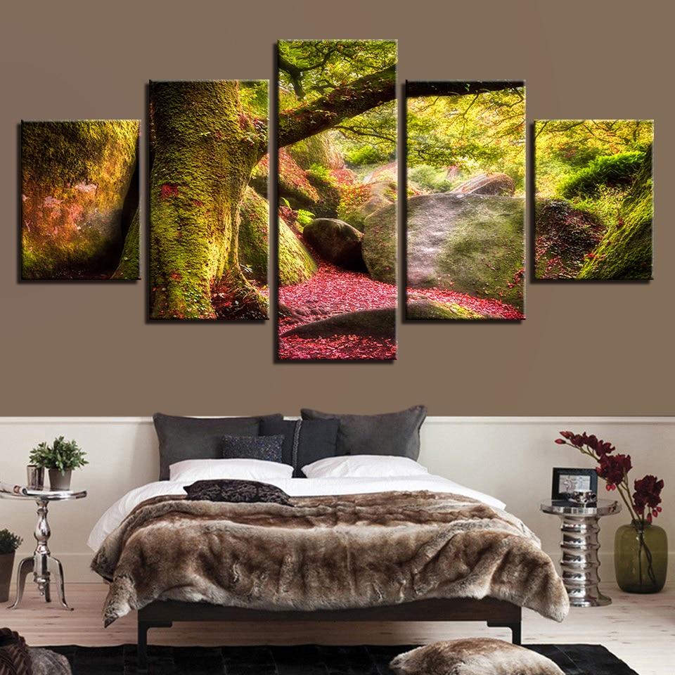 Tree And Stone 1 – Nature Canvas Wall Art